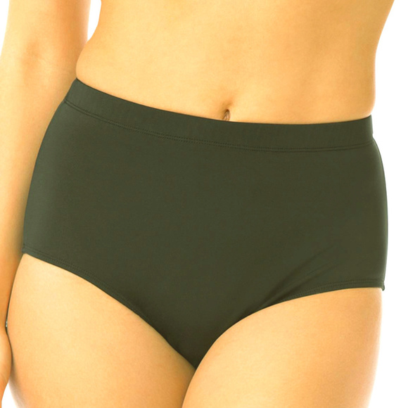 New classic swim brief bottom Swimsuits For All Plus Size 18 Black - Picture 1 of 3